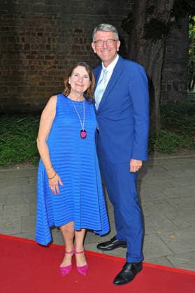 Bad Hersfelder Festspiele - Premiere Parzival. Wolfram Weimer und Christiane Goetz-Weimer anläßlich der Premiere von Parzival im Rahmen der Bad Hersfelder Festspiele am 26.06.2026 in der Stiftsruine Bad Hersfeld. 20260626MWI130529 *** Bad Hersfeld Festival: Premiere of *Parzival*—Wolfram Weimer and Christiane Goetz Weimer at the premiere of *Parzival* as part of the Bad Hersfeld Festival on June 26, 2026, at the Stiftsruine in Bad Hersfeld 20260626MWI130529