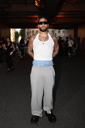 Maluma at the Vetements Men s Ready-to-Wear Spring Summer 2027 Collection fashion show during Paris Fashion Week, June 26, 2026 Florian Lavielle Bestimage Celebrities at the Vetements Men’s Ready-to-Wear Spring Summer 2027 Collection fashion show during Paris Fashion Week on June 27, 2026, Paris, France  Copyright: xFlorianxLaviellex xBestimagexFlorianxLaviellex xBestimagex