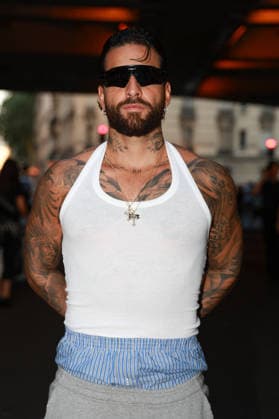 Maluma at the Vetements Men s Ready-to-Wear Spring Summer 2027 Collection fashion show during Paris Fashion Week, June 26, 2026 Florian Lavielle Bestimage Celebrities at the Vetements Men’s Ready-to-Wear Spring Summer 2027 Collection fashion show during Paris Fashion Week on June 27, 2026, Paris, France  Copyright: xFlorianxLaviellex xBestimagexFlorianxLaviellex xBestimagex