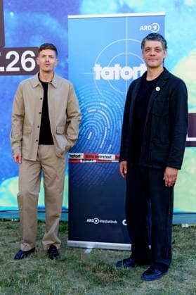 Ferdinand Hofer und Carlo Ljubek bei der Premiere des ARD Fernsehfillms Tatort - Zwischenwelten auf dem 43. Filmfest München 2026 im HFF Audimax. München, 26.06.2026 *** Ferdinand Hofer and Carlo Ljubek at the premiere of the ARD TV movie *Tatort: Zwischenwelten* at the 43rd Munich Film Festival 2026 in the HFF Audimax, Munich, June 26, 2026 Foto:xN.xKolinzx xFuturexImagex tatort_6613