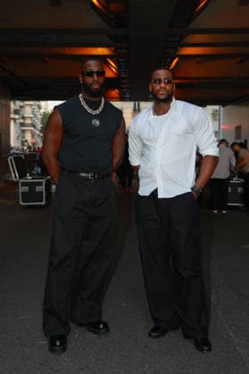 Charles Omenihu and Joseph Ossai at the Vetements Men s Ready-to-Wear Spring Summer 2027 Collection fashion show during Paris Fashion Week, June 26, 2026 Florian Lavielle Bestimage Celebrities at the Vetements Men’s Ready-to-Wear Spring Summer 2027 Collection fashion show during Paris Fashion Week on June 27, 2026, Paris, France  Copyright: xFlorianxLaviellex xBestimagexFlorianxLaviellex xBestimagex