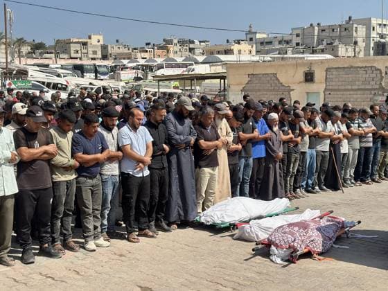 Palestinian child who was injured in an Israeli attack has lost his life KHAN YUNIS, GAZA, PALESTINE - JUNE 27: People attend a funeral ceremony at Nasser Hospital for 10-year-old Palestinian child Walid Yusuf Abu Jazar, who was injured in a previous Israeli attack on the Al-Mawasi area lost his life in Khan Yunis, Gaza, Palestine, on June 27, 2026. Hani Alshaer Anadolu Khan Yunis Gaza. Editorial use only. Please get in touch for any other usage.  Copyright: x2026xAnadoluxHanixAlshaerx