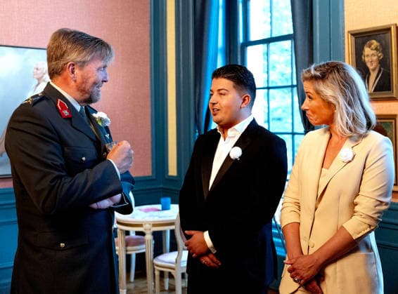 27-06-2026 Veterans King Willem-Alexander with Carrie ten Napel and Marco Schuitema attended the 22nd edition of Veterans Day, a tribute to the more than 100,000 Dutch veterans who have served in the cause of peace, at the Koninklijke Schouwburg in The Hague. Â  Copyright: xPPEx