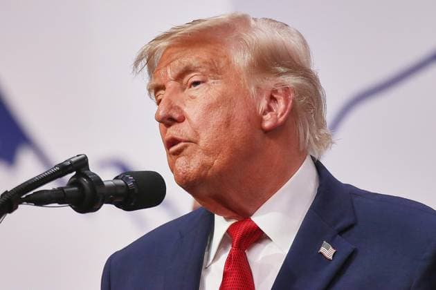 Évian-les-Bains, Frankreich, 17.06.2026: G7-Gipfel: US-Präsident Donald Trump gibt am letzten Gipfeltag eine Pressekonferenz *** Évian-les-Bains, France, June 17, 2026 G7 Summit: U.S. President Donald Trump holds a press conference on the final day of the summit Copyright: xdtsxNachrichtenagenturx dts_123881