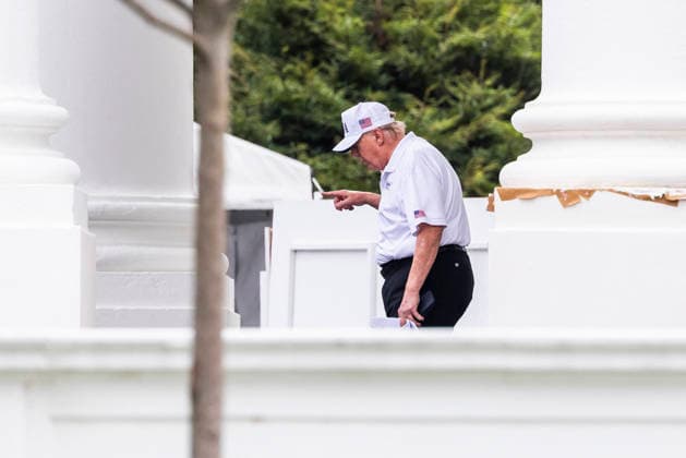 US President Trump departs White House for his golf club in Sterling, Virginia US President Donald Trump departs the White House for his Golf Club in Sterling, Virginia in Washington, DC, USA, 27 June 2026. WASHINGTON DC United States  Copyright: xPool ABACAx