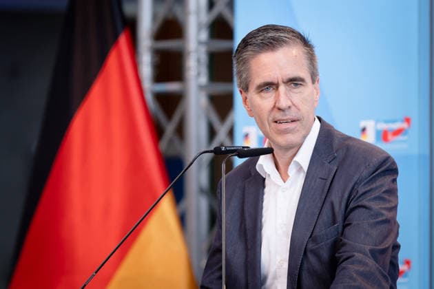 1. Demokratiekongress der AfD-Fraktion im Bundestag 1. Demokratiekongress der AfD-Fraktion im Bundestag, Paul-Löbe-Haus, Dieter Stein, Chefredakteur, Junge Freiheit Berlin Berlin GER *** 1st Democracy Congress of the AfD Parliamentary Group in the Bundestag 1st Democracy Congress of the AfD Parliamentary Group in the Bundestag, Paul Löbe House, Dieter Stein, Editor-in-Chief, Junge Freiheit Berlin, Berlin, GER