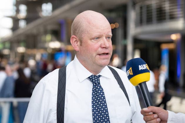 1. Demokratiekongress der AfD-Fraktion im Bundestag 1. Demokratiekongress der AfD-Fraktion im Bundestag, Paul-Löbe-Haus, Ulrich Vosgerau, Staatsrechtler, Rechtsanwalt Berlin Berlin GER *** 1st Democracy Congress of the AfD Parliamentary Group in the Bundestag 1st Democracy Congress of the AfD Parliamentary Group in the Bundestag, Paul Löbe House, Ulrich Vosgerau, constitutional law expert, attorney, Berlin, Berlin, GER
