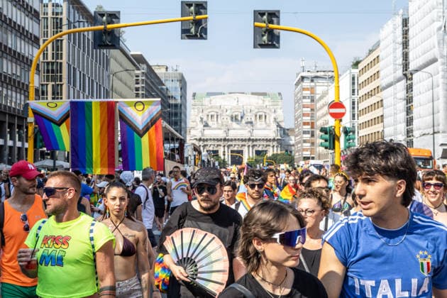 IPA86131338 - Milan, Central Station, Via Vittor Pisani, June 27, 2026, Milan Pride  Copyright: xFrancescoxEnriquezx xFrancescoxEnriquezx 86131338