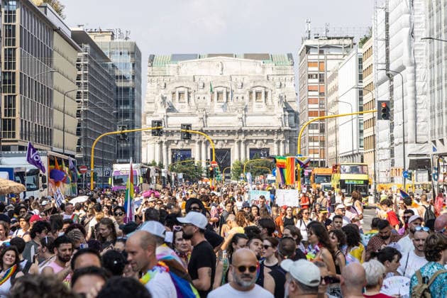 IPA86131349 - Milan, Central Station, Via Vittor Pisani, June 27, 2026, Milan Pride  Copyright: xFrancescoxEnriquezx xFrancescoxEnriquezx 86131349