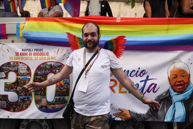 Gay Pride 20226 a Napoli On June 27, 2026, the Naples Gay Pride parade took place; a long procession set off from Porta Capuana and wound its way through the streets of the city, arriving at Piazza Dante, where local officials offered greetings followed by a long concert celebrating the event s 30th anniversary in Naples. Napoli Piazza Dante CAMPANIA ITALIA Copyright: xFABIOxSASSOxFabioxSassox 226A1242