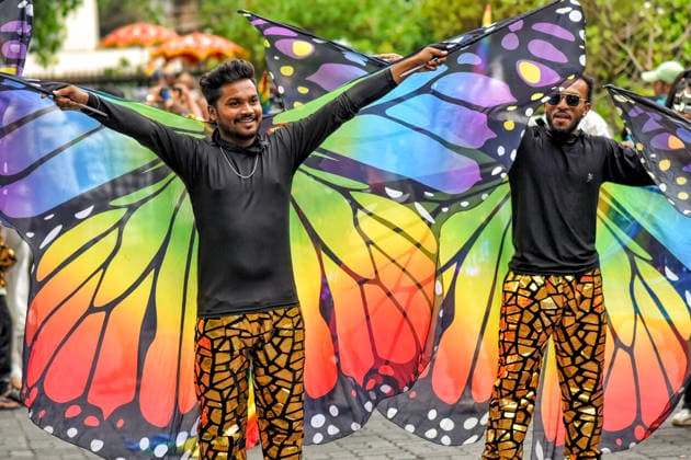 People take part in LGBTQIA+ Pride Carnival Gandhinagar, Jun 27 (ANI): People take part in LGBTQIA+ Pride Carnival to celebrate different identities during Pride Month, in Nagpur on Saturday. Gandhinagar Gujarat India Copyright: xANIx ANI_20260627496