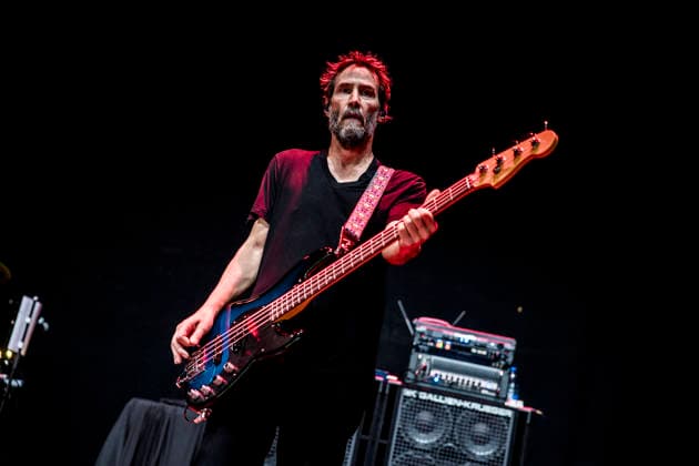 Dogstar live at Tinderbox 2026 Odense, Denmark. 27th, June 2026. The American rock band Dogstar performs a live concert during the Danish music festival Tinderbox 2026 in Odense. Here bass player and actor Keanu Reeves is seen live on stage. Denmark, Odense  Copyright: xGonzalesxPhoto LassexLagonix