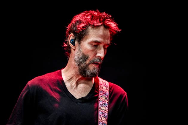 Dogstar live at Tinderbox 2026 Odense, Denmark. 27th, June 2026. The American rock band Dogstar performs a live concert during the Danish music festival Tinderbox 2026 in Odense. Here bass player and actor Keanu Reeves is seen live on stage. Denmark, Odense  Copyright: xGonzalesxPhoto LassexLagonix