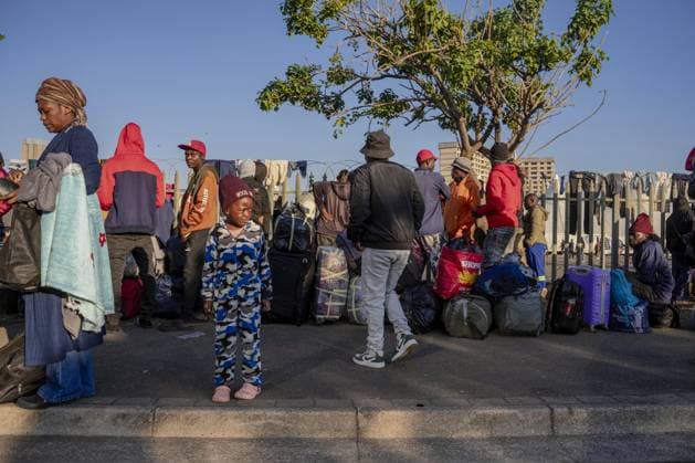 Thousands of Malawian migrants await registration in South Africa DURBAN, SOUTH AFRICA - JUNE 27: Thousands of Malawian migrants continue to gather at a temporary reception center in Durban, South Africa, following a renewed wave of xenophobic attacks and anti-migrant protests across the country on June 27, 2026. The migrants are waiting for registration procedures conducted by South African authorities to be completed before returning to Malawi. Ihsaan Haffejee Anadolu Durban South Africa. Editorial use only. Please get in touch for any other usage.  Copyright: x2026xAnadoluxIhsaanxHaffejeex