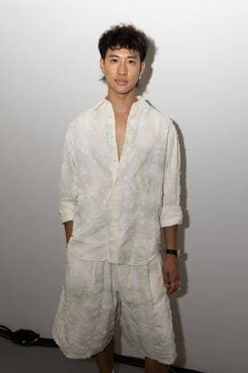 Jeffrey Chang Photocall from the Taakk Men s Ready-to-Wear Spring Summer 2027 Collection fashion show during Paris Fashion Week, June 27, 2026 Jeremy Melloul Bestimage Photocall of the Taakk Men’s Ready-to-Wear Spring Summer 2027 Collection fashion show during Paris Fashion Week, June 27, 2026, Paris, France  Copyright: xJeremyxMelloulx xBestimagexJeremyxMelloulx xBestimagex