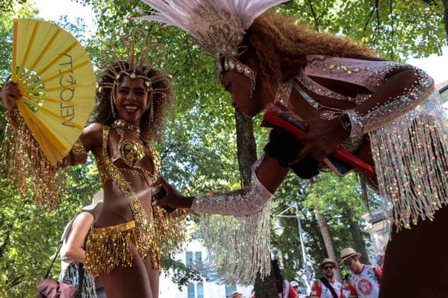 June 27, 2026, Munich, Bayern, Germany: People march through Munich s streets under the banner Our diversity. Our strength to advocate for LGBTQIA+ rights, despite high temperatures. Munich Germany  - ZUMAm309 20260627_zip_m309_009 Copyright: xJuliusxMortsix