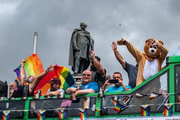 Thousands from all over Ireland attend the Pride Parade in Dublin DUBLIN, IRELAND - JUNE 27, 2026: Ten of thousands from all over Ireland attend the Pride Parade in Dublin, today, June 27th, 2026. The parade begins at O Connell Street and marches all the way to Merrion Square. Dublin Ireland Copyright: x xNadiaxCaimix xJNAxPressx