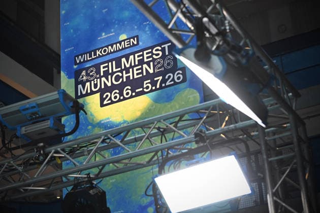 Randmotiv,Plakat, Eroeffnung 43.Filmfest Muenchen am 27.06.2026 Gasteig HP8. *** Side motif, poster, opening of the 43rd Munich Film Festival on June 27, 2026, Gasteig HP8