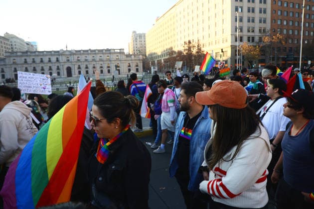 Santiago, June 27, 2026: 26th Pride Parade organized by the Dragomir Yankovic Aton Chile Movement for Homosexual Integration and Liberation, Santiago, Chile Aton 1168547  Copyright: DRAGOMIRxYANKOVIC ATONxCHILE