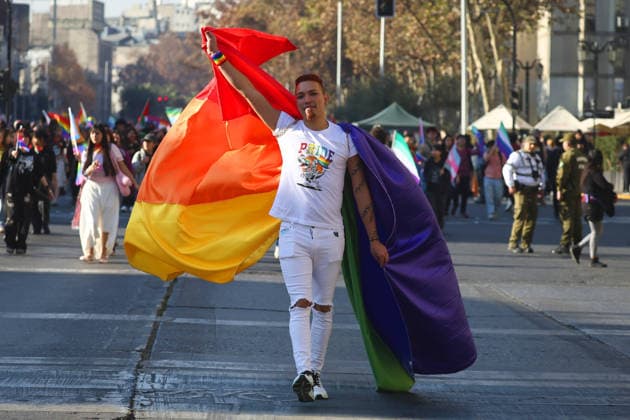 Santiago, June 27, 2026: 26th Pride Parade organized by the Dragomir Yankovic Aton Chile Movement for Homosexual Integration and Liberation, Santiago, Chile. Aton 1168555  Copyright: DRAGOMIRxYANKOVIC ATONxCHILE