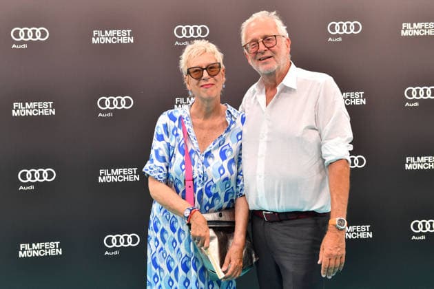 Doris Doerrie und Martin Moszkowicz bei der Eroeffnung vom 43. Filmfest Muenchen mit der Film Premiere von TVaterland am 27.06.2026 in Muenchen Doris Doerrie and Martin Moszkowicz at the opening of the 43rd Munich Film Festival Gasteig HP 8 on June 27, 2026 in Munich, Germany 43. Filmfest Muenchen Opening *** Doris Doerrie and Martin Moszkowicz at the opening of the 43rd Munich Film Festival with the premiere of *TVaterland* on June 27, 2026, in Munich Doris Doerrie and Martin Moszkowicz at the opening of the 43rd Munich Film Festival Gasteig HP 8 on June 27, 2026, in Munich, Germany 43rd Munich Film Festival Opening 