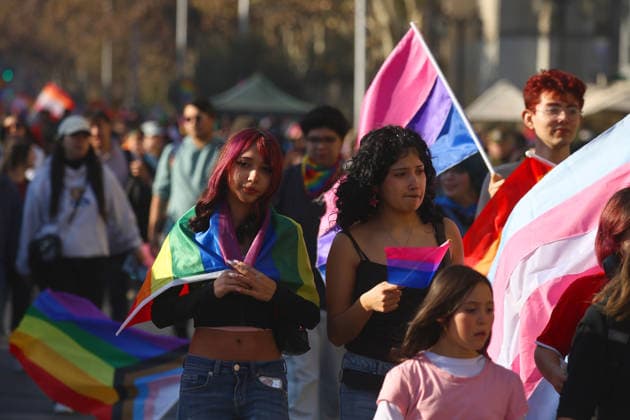Santiago, June 27, 2026: 26th Pride March organized by the Dragomir Yankovic Aton Chile Movement for Homosexual Integration and Liberation, Santiago, Chile Aton 1168560  Copyright: DRAGOMIRxYANKOVIC ATONxCHILE