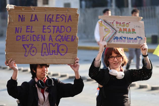 Santiago, June 27, 2026: 26th Pride Parade organized by the Dragomir Yankovic Aton Chile Movement for Homosexual Integration and Liberation, Santiago, Chile, Aton 1168561  Copyright: DRAGOMIRxYANKOVIC ATONxCHILE