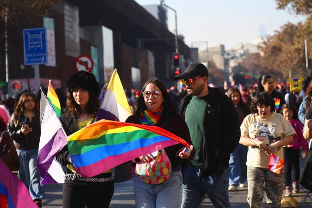 Santiago, June 27, 2026: 26th Pride Parade organized by the Dragomir Yankovic Aton Chile Movement for Homosexual Integration and Liberation, Santiago, Chile Aton 1168569  Copyright: DRAGOMIRxYANKOVIC ATONxCHILE