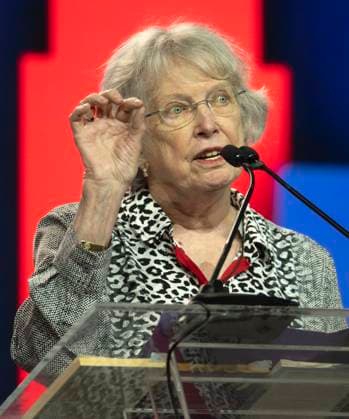 June 27, 2026 -Chicago, Illinois, USA - Author LOIS LOWRY speaks during the American Library Association s 2026 Conference and Exhibition. The ALA is celebrating its 150th anniversary this year. Chicago USA - ZUMAce6_ 20260627_zaf_ce6_004 Copyright: xBrianxCahnx