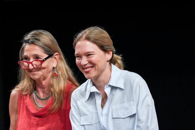 IPA86142966 - Rome: French actress Lea Seydoux appeared at the Cinema Troisi to present the national premiere of the film *L inconnue* In the photo: Lea Seydoux  Copyright: xBArbaraxAmendolax xBarbaraxAmendolax 86142966