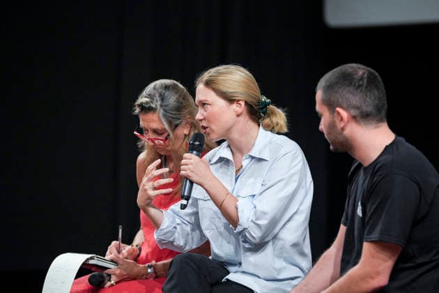 IPA86143011 - Rome: French actress Lea Seydoux appeared at the Cinema Troisi to present the national premiere of the film *L inconnue* In the photo: Lea Seydoux  Copyright: xBArbaraxAmendolax xBarbaraxAmendolax 86143011