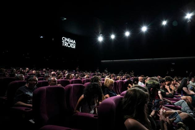 IPA86143022 - Rome: French actress Lea Seydoux appeared at the Cinema Troisi to present the national premiere of the film *L inconnue* In the photo:  Copyright: xBArbaraxAmendolax xBarbaraxAmendolax 86143022
