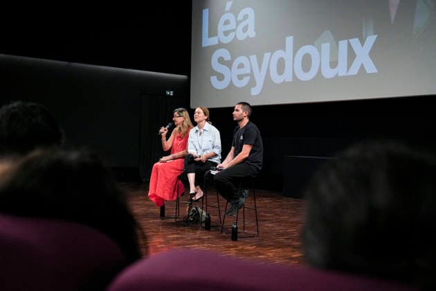 IPA86143033 - Rome: French actress Lea Seydoux appeared at the Cinema Troisi to present the national premiere of the film *L inconnue* In the photo: Lea Seydoux  Copyright: xBArbaraxAmendolax xBarbaraxAmendolax 86143033