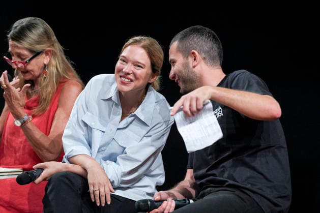 IPA86143041 - Rome: French actress Lea Seydoux appeared at the Cinema Troisi to present the national premiere of the film *L inconnue* In the photo: Lea Seydoux  Copyright: xBArbaraxAmendolax xBarbaraxAmendolax 86143041