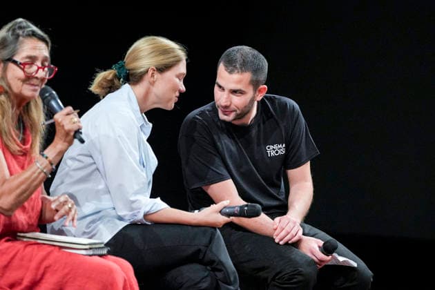 IPA86143086 - Rome: French actress Lea Seydoux appeared at the Cinema Troisi to present the national premiere of the film *L inconnue* In the photo: Lea Seydoux  Copyright: xBArbaraxAmendolax xBarbaraxAmendolax 86143086
