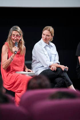 IPA86143106 - Rome: French actress Lea Seydoux appeared at the Cinema Troisi to present the national premiere of the film *L inconnue* Pictured: Lea Seydoux  Copyright: xBArbaraxAmendolax xBarbaraxAmendolax 86143106