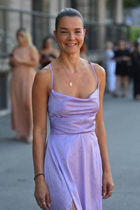 Susan Hoecke (Schauspielerin), Einzelbild,angeschnittenes Einzelmotiv,Halbfigur,halbe Figur, Eroeffnung 43.Filmfest Muenchen am 27.06.2026 Gasteig HP8. *** Susan Hoecke, actress; single frame, cropped close-up, half-length portrait; Opening of the 43rd Munich Film Festival on June 27, 2026, Gasteig HP8