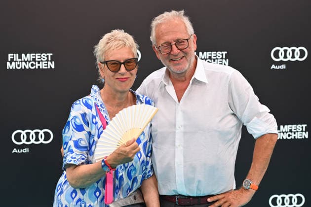 Doris Doerrie mit Ehemann Martin Moszkowicz. Eroeffnung 43.Filmfest Muenchen am 27.06.2026 Gasteig HP8. *** Doris Doerrie with her husband Martin Moszkowicz at the opening of the 43rd Munich Film Festival on June 27, 2026, at Gasteig HP8