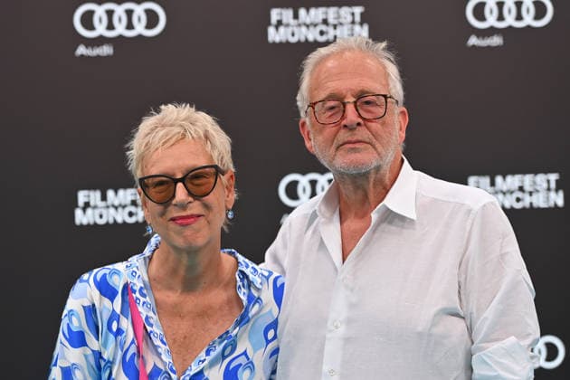 Doris Doerrie mit Ehemann Martin Moszkowicz. Eroeffnung 43.Filmfest Muenchen am 27.06.2026 Gasteig HP8. *** Doris Doerrie with her husband Martin Moszkowicz at the opening of the 43rd Munich Film Festival on June 27, 2026, at Gasteig HP8