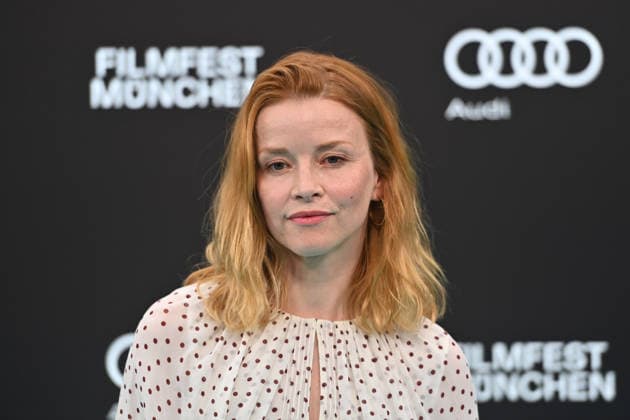 Karoline SCHUCH (Schauspielerin), Einzelbild,angeschnittenes Einzelmotiv,Portrait,Portraet, Eroeffnung 43.Filmfest Muenchen am 27.06.2026 Gasteig HP8. *** Karoline SCHUCH, actress; single frame, cropped image, portrait; Opening of the 43rd Munich Film Festival on June 27, 2026, Gasteig HP8