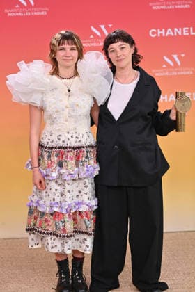 Closing Ceremony 4th Nouvelles Vagues International Biarritz Film Festival FC Ani Palmer and Paloma Schneideman pose with the Grand Prix award after the closing ceremony during the 4th Nouvelles Vagues International Biarritz Film Festival on June 27, 2026 in Biarritz, France. Photo by Franck Castel ABACAPRESS.COM Biarritz France  Copyright: xCastelxFranck ABACAx
