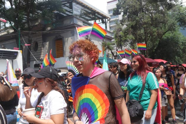 48th Annual LGBTIQ+ Pride Parade in Mexico City Members of the LGBTQ+ community taking part in the 48th annual Pride Parade at the Angel of Independence monument in Mexico City, Mexico. This year s march highlights demands for increased security, an end to hate crimes, and the legal recognition of transfemicides amidst a reported rise in violence against the community nationwide. on June 27, 2026 in Mexico City, Mexico. (Photo by Carlos Santiago Eyepix Group) Copyright: xCarlosxSantiago xEyepixxGroupx CS_27062026_189360