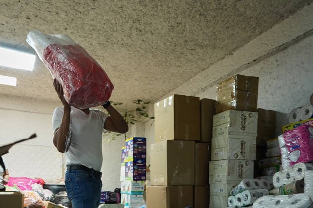 Venezuelan embassy in Mexico City collects aid for earthquake victims MEXICO CITY, MEXICO - JUNE 27: The Venezuelan Embassy in Mexico City opens its doors to receive humanitarian aid for people affected by the recent twin earthquakes in Venezuela, on June 27, 2026. Embassy officials coordinate the collection of essential supplies and call on local and international communities to support ongoing relief efforts. The collection center remains open daily until 5 p.m. Luciano Gonzalez Anadolu Mexico City Mexico. Editorial use only. Please get in touch for any other usage.  Copyright: x2026xAnadoluxLucianoxGonzalezx