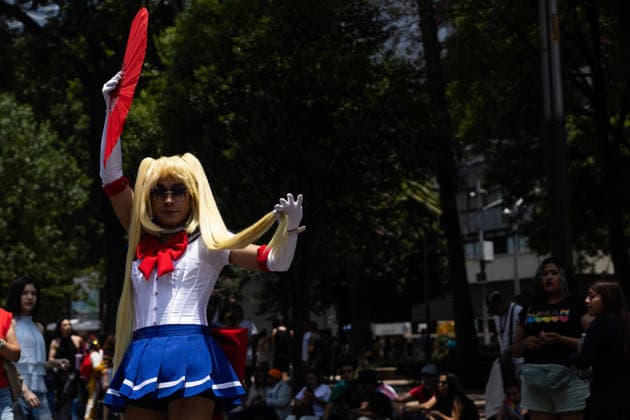 June 27, 2026, Mexico City, Mexico: Thousands of people took part in the 48th LGBTIQ+ Pride March in Mexico City, which marched from Paseo de la Reforma to the Zocalo under the slogan In the eyes of the world, my struggle is your struggle. Equality, peace and solidarity. Mexico City Mexico - ZUMAl178 20260627_znp_l178_014 Copyright: xCristianxLeyvax