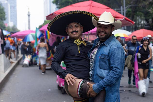 June 27, 2026, Mexico City, Mexico: Thousands of people took part in the 48th LGBTIQ+ Pride March in Mexico City, which marched from Paseo de la Reforma to the Zocalo under the slogan In the eyes of the world, my struggle is your struggle. Equality, peace and solidarity. Mexico City Mexico - ZUMAl178 20260627_znp_l178_016 Copyright: xCristianxLeyvax