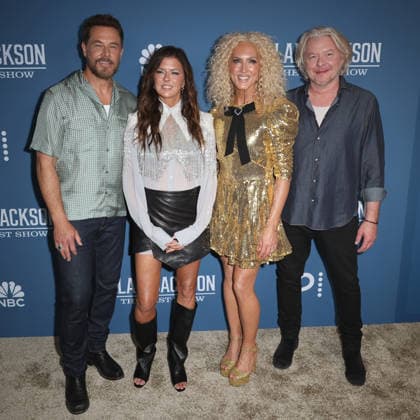 Alan Jackson Last Call: One More for the Road - The Finale Jimi Westbrook and Karen Fairchild and Kimberly Schlapman and Phillip Sweet of Little Big Town arriving backstage at Alan Jackson Last Call: One More for the Road - The Finale concert held at Nissan Stadium on June 27, 2026 in Nashville, TN. Curtis Hilbun AFF-USA.com Nashville Nissan Stadium Tennessee USA Copyright: xCurtisxHilbunx xAFF-USA.comx