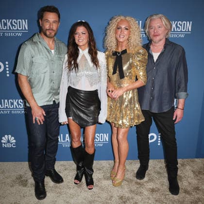 Alan Jackson Last Call: One More for the Road - The Finale Jimi Westbrook and Karen Fairchild and Kimberly Schlapman and Phillip Sweet of Little Big Town arriving backstage at Alan Jackson Last Call: One More for the Road - The Finale concert held at Nissan Stadium on June 27, 2026 in Nashville, TN. Curtis Hilbun AFF-USA.com Nashville Nissan Stadium Tennessee USA Copyright: xCurtisxHilbunx xAFF-USA.comx
