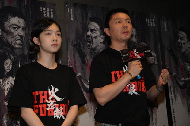 SHANGHAI, CHINA - JUNE 27: Actor Xie Miao and actress Yang Enyou attend a post-screening fan meeting for film The Furious on June 27, 2026 in Shanghai, China.  Copyright: xVCGx 111650760053