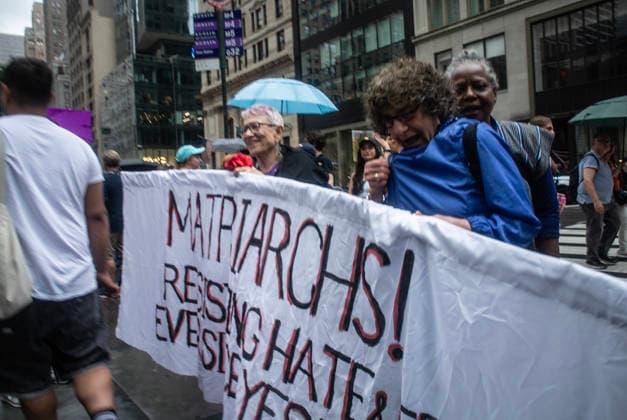 June 27, 2026, New York City, New York, USA: The NYC Dyke March is an annual event that starts from Bryant Park and ends in Washington Square Park. New York City USA - ZUMAt442 20260627_znp_t442_002 Copyright: xBillyxTompkinsx