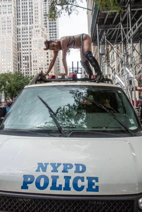 June 27, 2026, New York City, New York, USA: The NYC Dyke March is an annual event that starts from Bryant Park and ends in Washington Square Park. New York City USA - ZUMAt442 20260627_znp_t442_012 Copyright: xBillyxTompkinsx